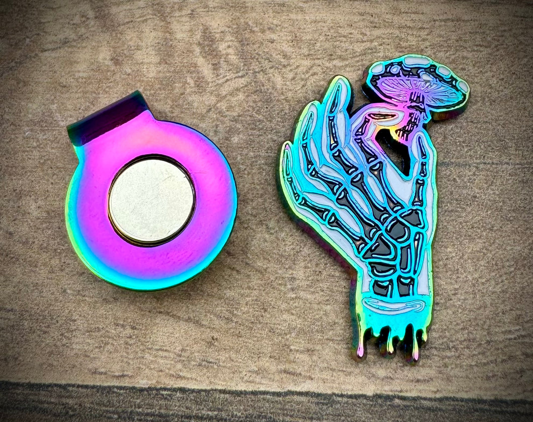 Golf Ball Marker Ano Milky X-Ray Hand