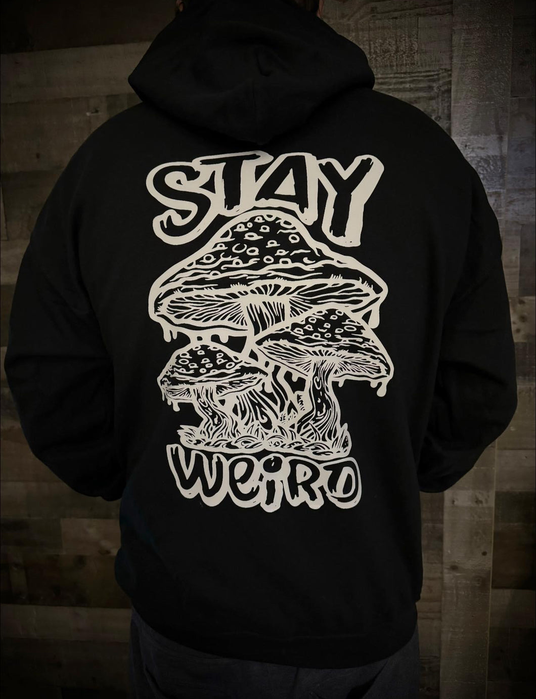 Stay Weird Hoodie (Black)